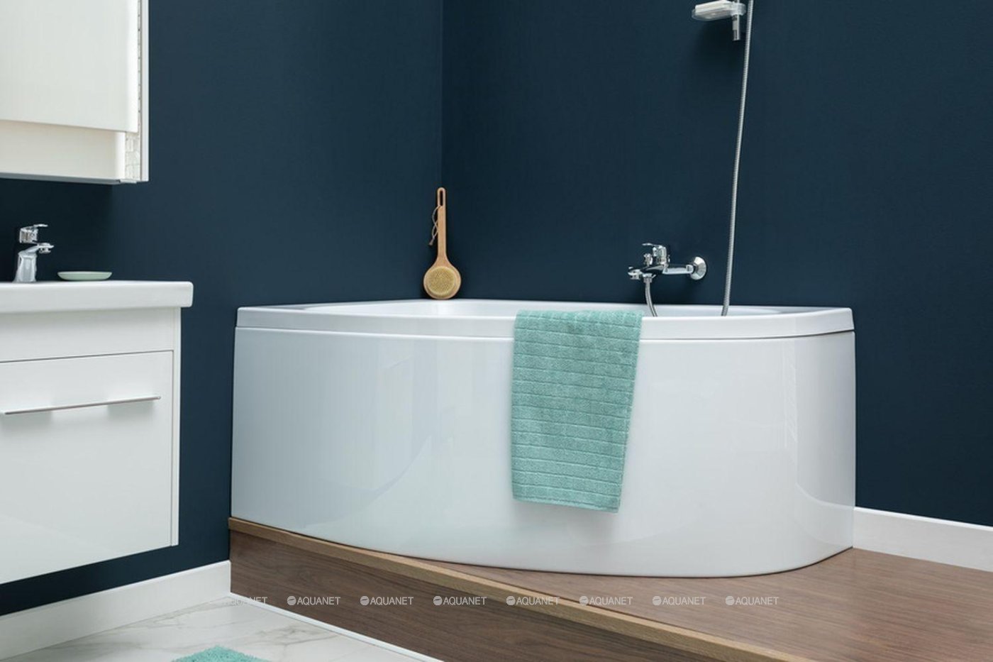 Акриловая ванна Aquanet Mia 140x80 L