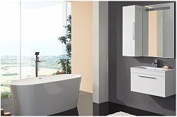 Ванна из искусственного мрамора Dolomite Лео 154х66
