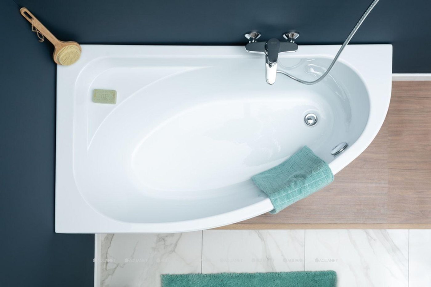 Акриловая ванна Aquanet Mia 140x80 L