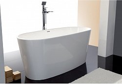 Ванна из искусственного мрамора Dolomite Лео 154х66