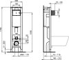 Унитаз с инсталляцией Ideal Standard Prosys Eco Frame Connect W220101